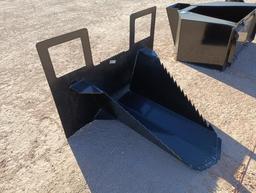 Unused 40'' Skid Steer Spade Bucket