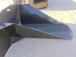 Unused 40'' Skid Steer Spade Bucket