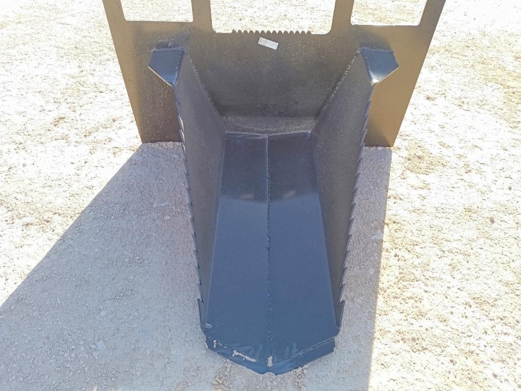 Unused 40'' Skid Steer Spade Bucket