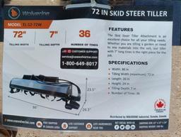 Unused Wolverine TL-12-72W Skid Steer Rotary Tiller
