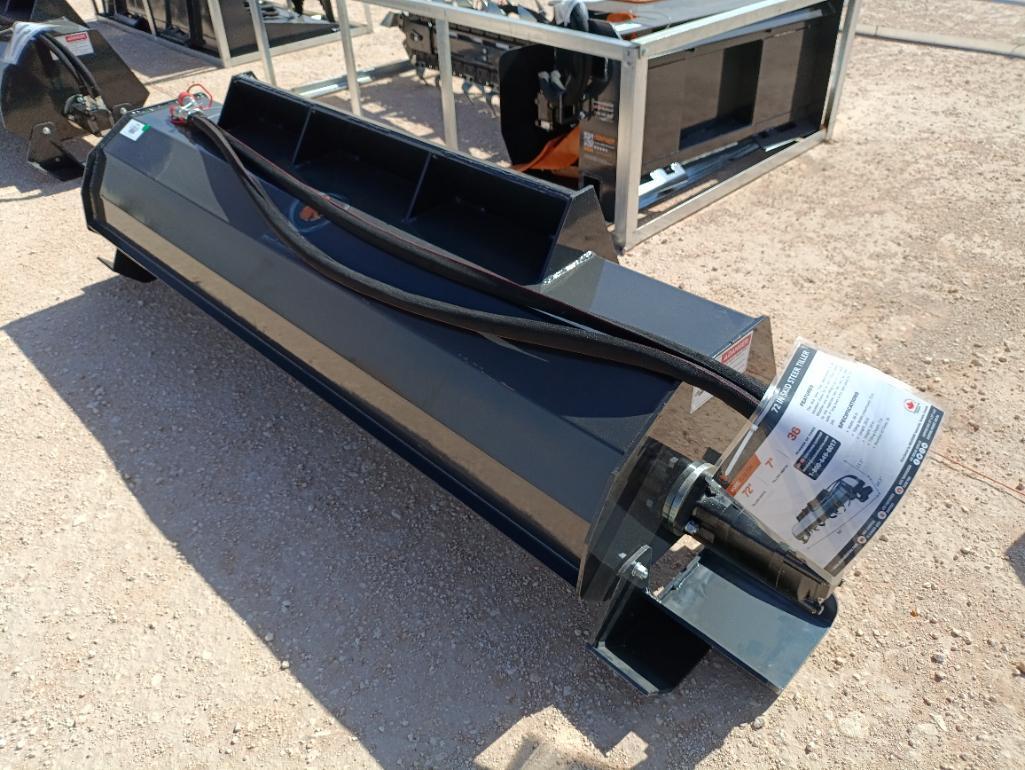Unused Wolverine TL-12-72W Skid Steer Rotary Tiller