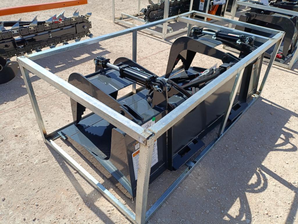 Unused Wolverine GB-11-72W Skid Steer Grapple Bucket