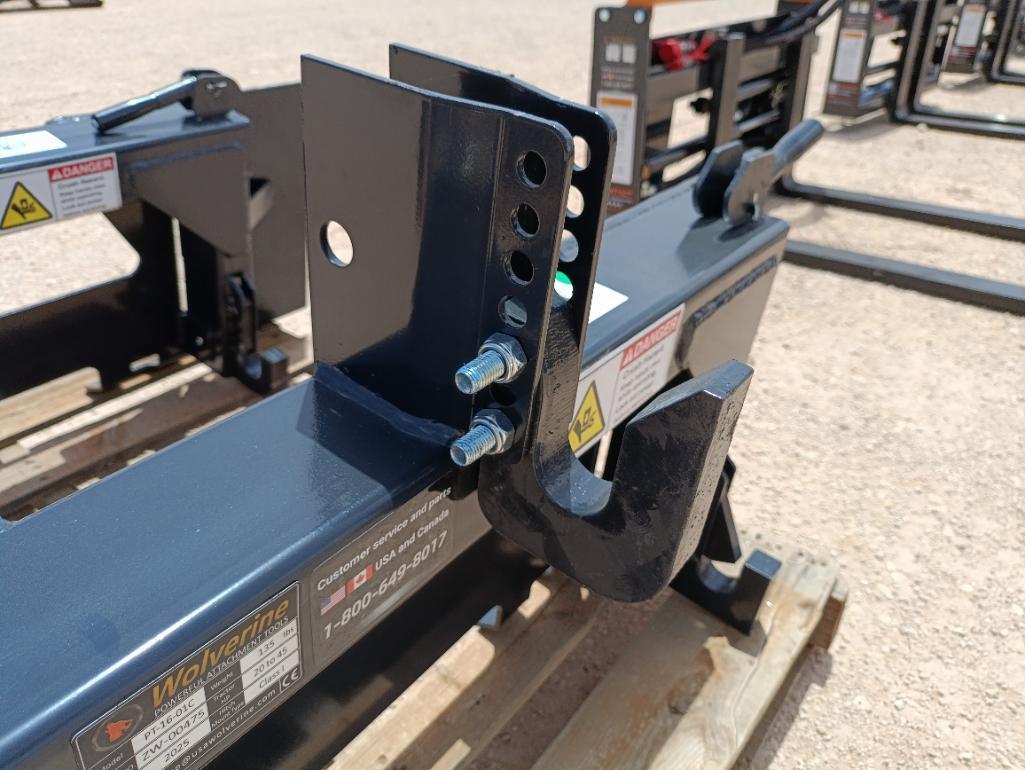 Unused Wolverine PT-16-01C Skid Steer Quick Hitch