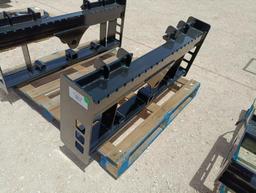 Unused Wolverine PFFT1-13-45W Skid Steer Pallet Fork Frame