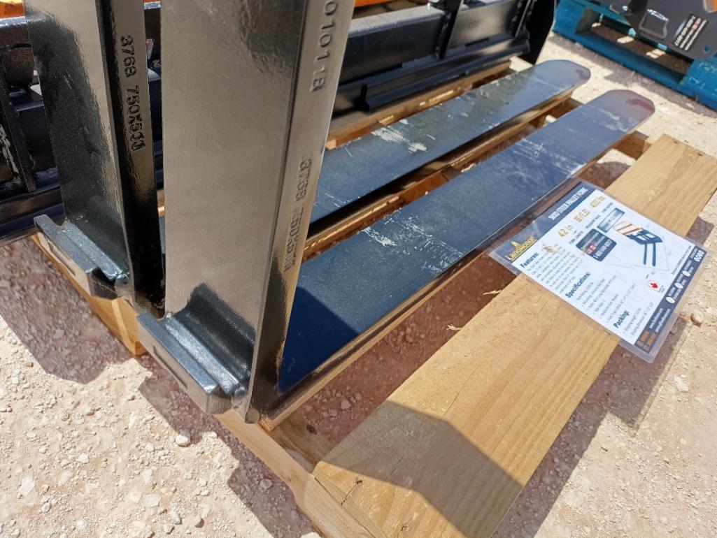 Unused Landhonor PF-11-3500G Skid Steer Pallet Fork