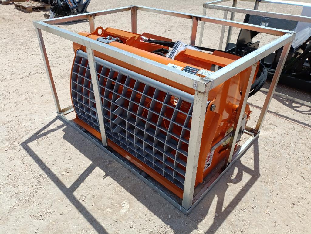 Unused Landhonor DCM-11-250G Skid Steer Double Discharge Concrete Mixer