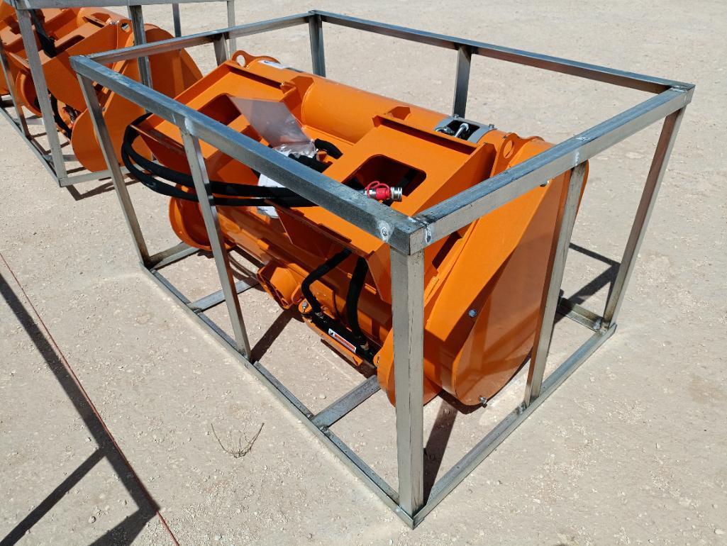 Unused Landhonor DCM-11-250G Skid Steer Double Discharge Concrete Mixer