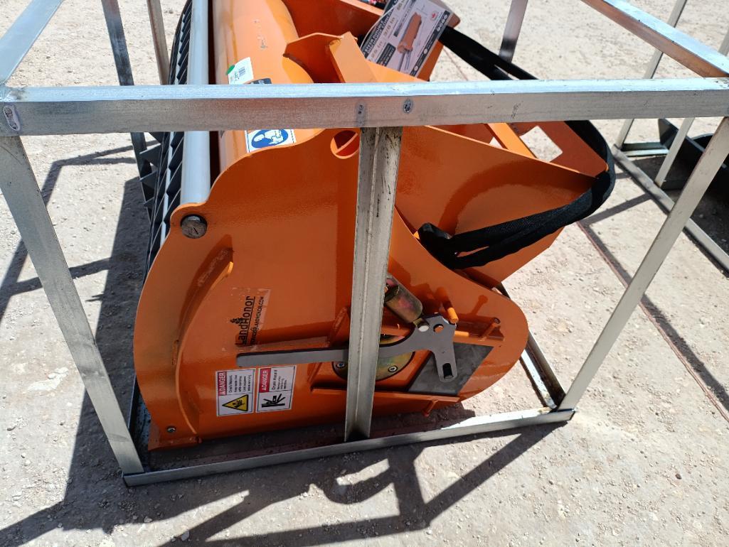Unused Landhonor DCM-11-250G Skid Steer Double Discharge Concrete Mixer