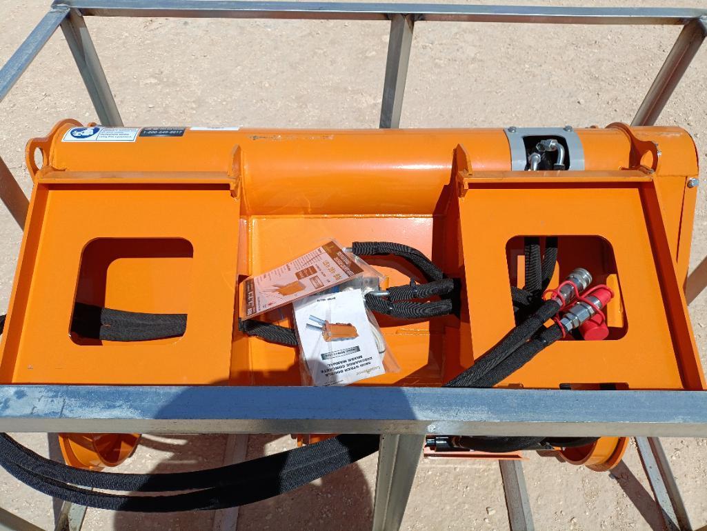 Unused Landhonor DCM-11-250G Skid Steer Double Discharge Concrete Mixer