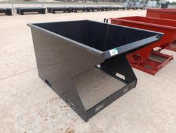 Unused 1.5 CY. Skid Steer Hopper w/Fork Pockets