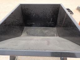 Unused 1.5 CY. Skid Steer Hopper w/Fork Pockets