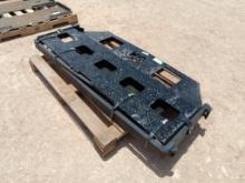 Unused 60'' Skid Steer Fork Frame w/42'' Forks