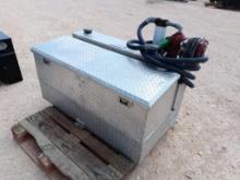 Fuel Transfer Tank Toolbox Combo w/Pump