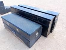 (2) Over Fender Tool Boxes, (1) Toolbox