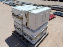 (4) Hard Case Storage Containers