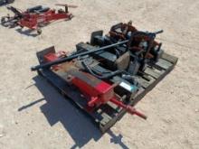 (5) Mechanic Trailer Jacks/(2) I Beam Trolley Rollers