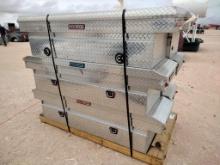 (5) Weather Guard Toolboxes, (1) Husky Toolbox