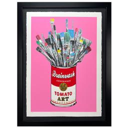 Mr Brainwash "Tomato Pop (Pink)" Limited Edition Serigraph on Paper