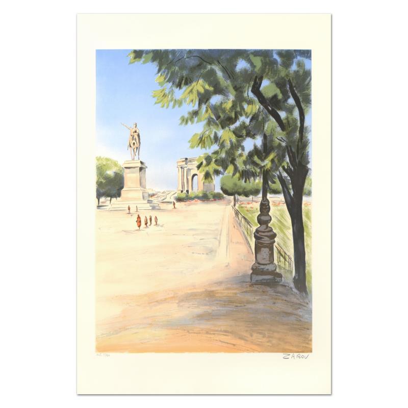 Victor Zarou "Agay" Limited Edition Lithograph on Paper