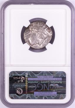 440-404 BC Attica Athens AR Tetradrachm Athena Owl Coin NGC Choice AU