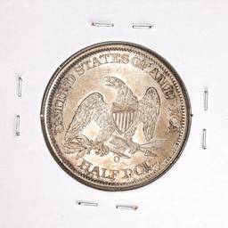 1860-O Seated Liberty Half Dollar Coin