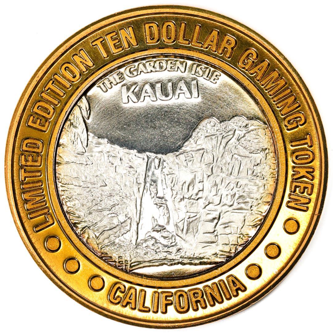 .999 Silver Sam Boyd's California Hotel $10 Casino Limited Edition Gaming Token