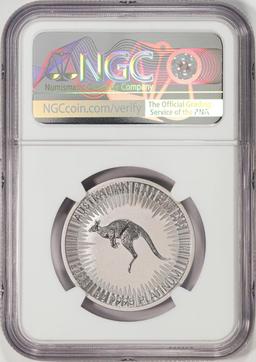 2023P Australia $100 Kangaroo 1oz Platinum Coin NGC MS70 First Releases