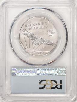 2017 $100 Platinum American Eagle Coin PCGS MS70 FDOI 20th Anniversary