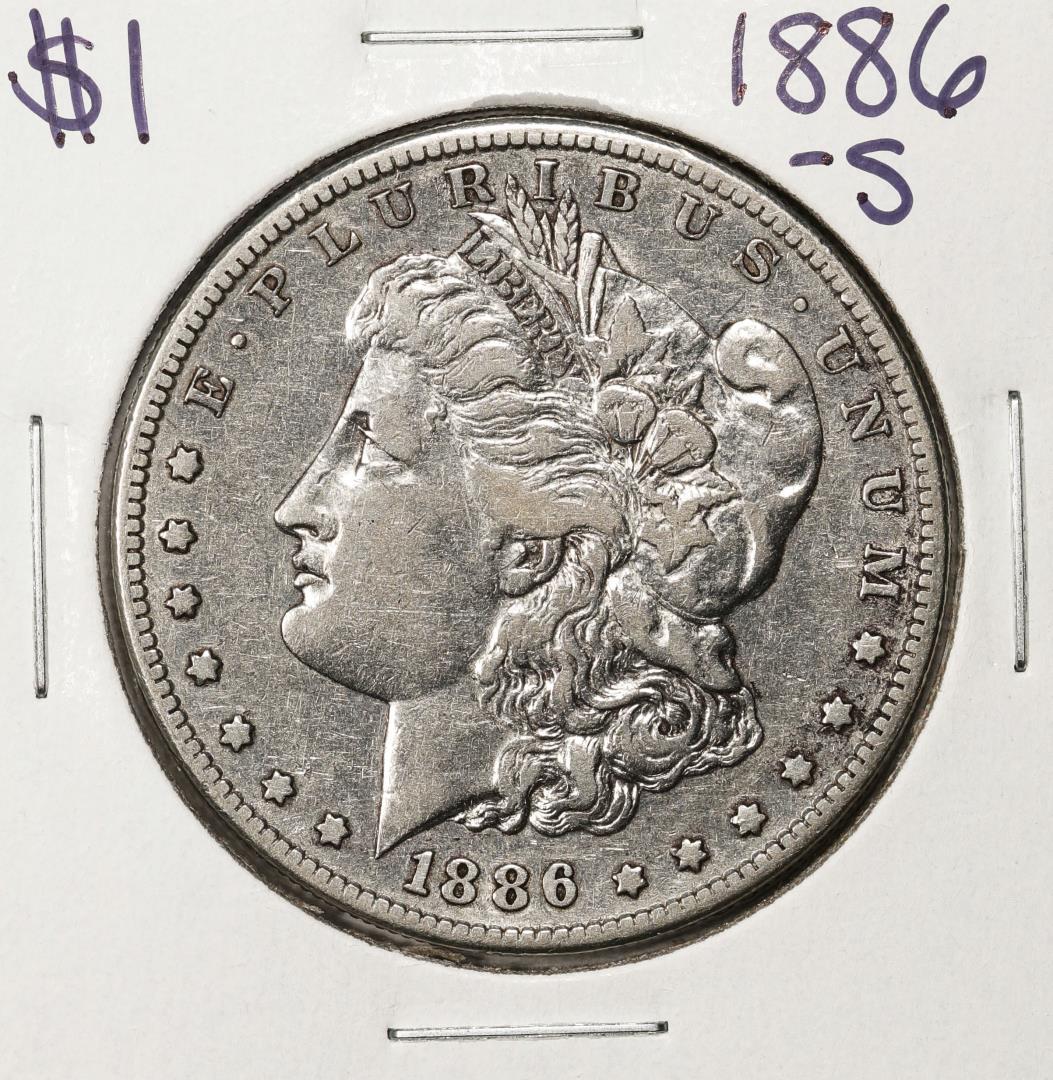 1886-S $1 Morgan Silver Dollar Coin