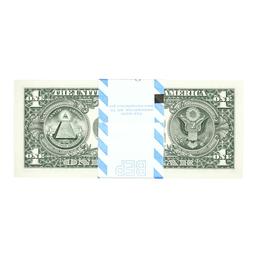 Pack of (100) Consecutive 2017 $1 Federal Reserve STAR Notes San Francisco