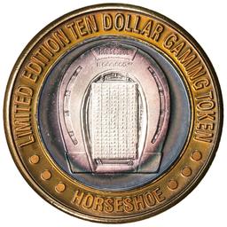 .999 Silver Binnions Horseshoe Las Vegas, NV $10 Casino Limited Edition Gaming Token