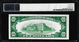 1928A $10 Federal Reserve Note New York PMG Choice Extremely Fine 45