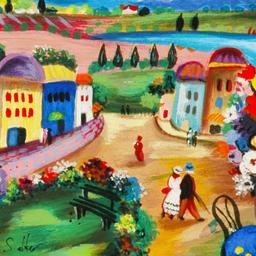 Shlomo Alter (1936-2021) "Spring Day" Limited Edition Serigraph on Paper