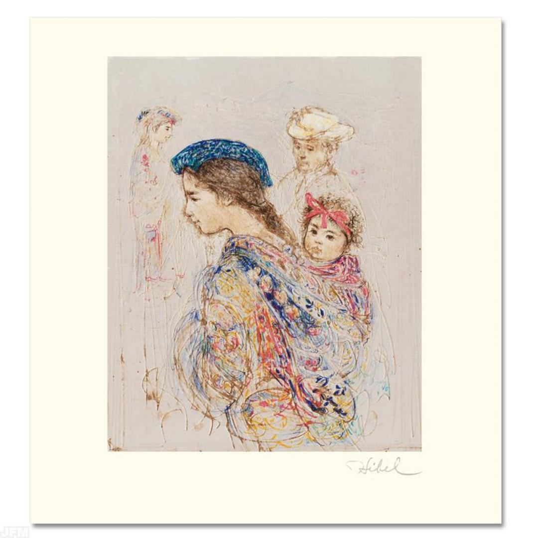 Edna Hibel (1917-2014) "Guatemalan Mother and Baby" Limited Edition Lithograph