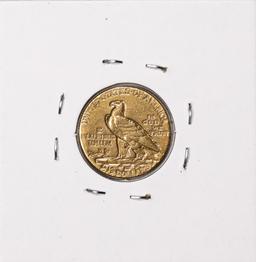 1909 $2 1/2 Indian Head Quarter Eagle Gold Coin