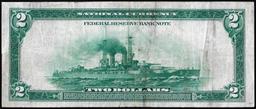 1918 $2 Battleship Federal Reserve Note Kansas City