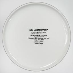 Roy Lichtenstein (1923-1997) "The Red Horseman" Framed Limoges Porcelain Plate