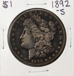 1892-S $1 Morgan Silver Dollar Coin