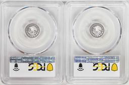 Lot of (2) 2016-Mo Mexico Proof 1/20 oz Silver Libertad Coins PCGS PR70DCAM