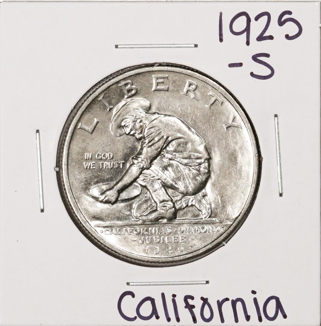 1925-S California Diamond Jubilee Commemorative Half Dollar Coin