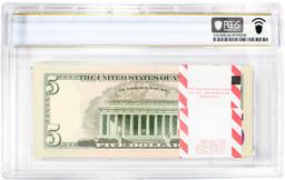 Pack of 2017A $5 Federal Reserve STAR Notes Richmond Fr.1998-E* PCGS Gem UNC 66PPQ