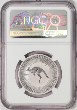 2023P Australia $100 Kangaroo 1oz Platinum Coin NGC MS70 First Releases