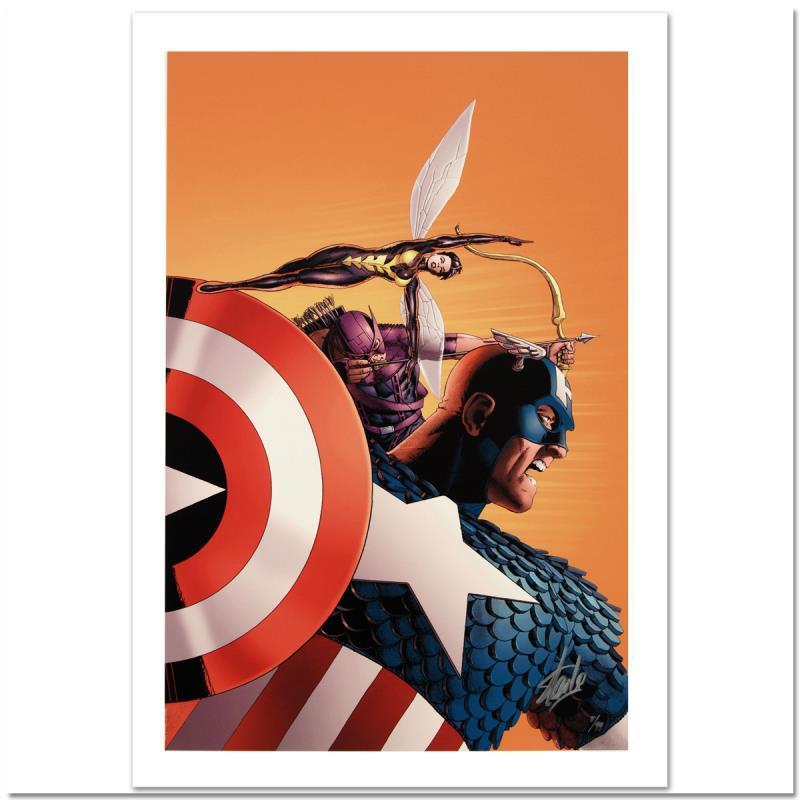 Stan Lee "Avengers #77" Limited Edition Giclee on Canvas