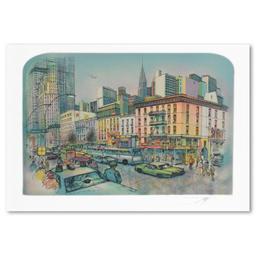 Rolf Rafflewski "New York" Limited Edition Lithograph on Paper