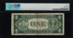 1935E $1 Silver Certificate Note Mismatched Serial Number Error Fr.1614 PMG Fine 12