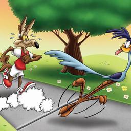 Looney Tunes "Wile E and Road Runner Race" Limited Edition Giclee on Paper