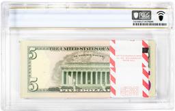 Pack of 2017A $5 Federal Reserve STAR Notes RCH Fr.1998-E* PCGS Superb Gem UNC 67PPQ