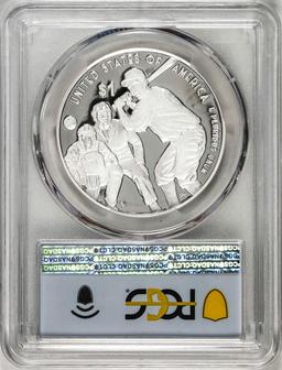 2022-P $1 Proof Negro Leagues Baseball Silver Dollar Coin PCGS PR70DCAM FDOI