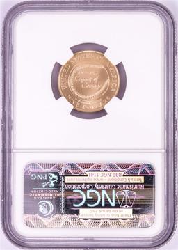 1997-W $5 Robinson Commemorative Gold Coin NGC MS70
