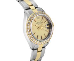 Rolex Ladies Two Tone Diamond Date Wristwatch With Rolex Box